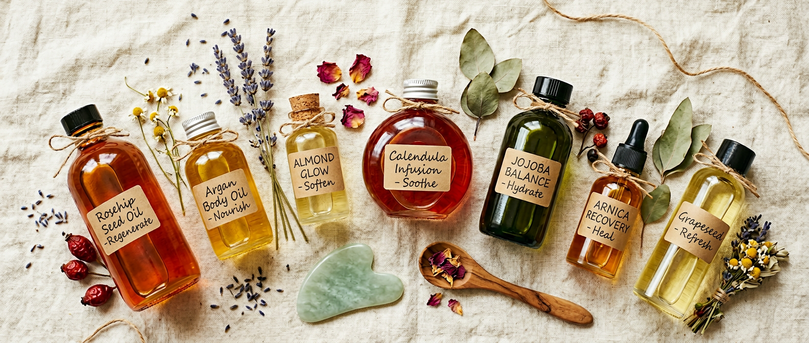 7 looduslikku kehaõli, mis muudavad su nahahoolduse rituaali