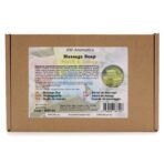 Virsiku massaažiseebi tekstuur ja massaažiribad lähivõttes