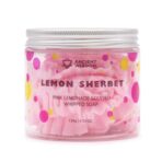 Roosa limonaadi vahuseep looduslik vahuseep küljelt vaade 120g