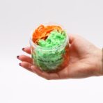 Mango-laimi vahuseep kreemjas tekstuur lähivaade looduslik