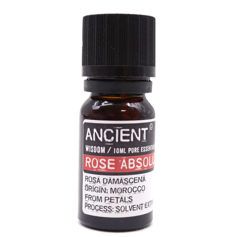 Roosiõli 100% - 10ml Ancient Wisdom väikeses pruunis pudelis