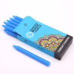 Manifest Magic sinine küünal — rituaaliküünlad pakendi tagakülg