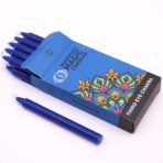 Manifest Magic indigo küünal — rituaaliküünlad pakendi tagakülg