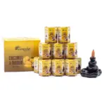 Pealkiri: Backflow viirukikoonus kookos ja mango — masala koonused 10 tk