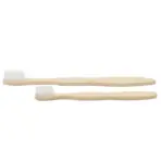 Bambusest Hambahari Perepakk — 2 Täiskasvanule ja 2 Lapsele — tekstuur