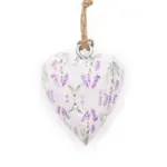 Suur dekoratiivne puitsüda lavendel – käsitöödekoor