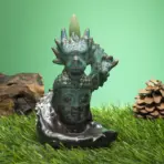 Pealkiri: Draakon buddha põleti - draakon Buddha kohal backflow viirukialus — detailvaade