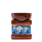 Elevandi Aroomilamp Keraamika — kõrvaltvaade