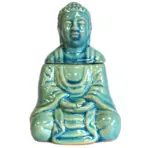 Istuv Buddha Lamp Sinine — detailvaade