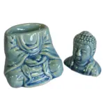Istuv Buddha Lamp Sinine — tekstuur