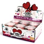 Südamekujulised jasmiini sojavaha lõhnavahad lähedalt