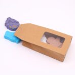 jõulu vannipomm kinkekarp lõbus — lähivaade toote detailidele