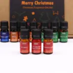 Jõululõhnaõlide Komplekt Holy Scents — 12 Lõhnaõli 5ml + 2 Pipetti — tekstuur
