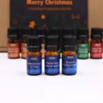 Jõululõhnaõlide Komplekt Festive Delights — 12 Lõhnaõli 5ml + 2 Pipetti — kõrvaltvaade