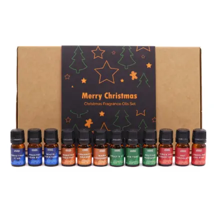 Jõululõhnaõlide Komplekt Festive Delights — 12 Lõhnaõli 5ml + 2 Pipetti