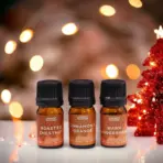 Jõululõhnaõlide Komplekt Festive Delights — 12 Lõhnaõli 5ml + 2 Pipetti — lähivaade