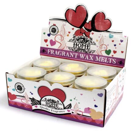 Sojavaha kaneeli-apelsini lõhnavaha südamed klaaspurgis