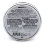 Kaoliin savipulbri pakendi silt koostisosadega