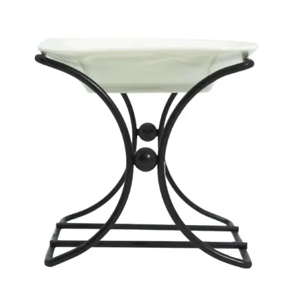 Pealkiri: Keraamika ja Metall Aroomilamp Kandiline Alus