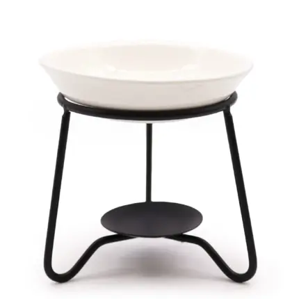 Pealkiri: Keraamika ja Metall Aroomilamp Lihtne Alus