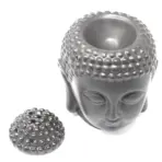 Pealkiri: Keraamika Aroomilamp Buddha Pea Must — kõrvaltvaade