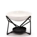 Pealkiri: Keraamika ja Metall Aroomilamp Kuusnurkne Alus