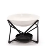 Pealkiri: Keraamika ja Metall Aroomilamp Kuusnurkne Alus