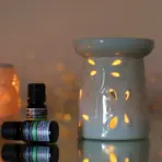 Kiilide Aroomilamp Valge — kõrvaltvaade