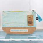 Kingitus parimale sõbrannale sinine kosmeetikakott klaaspinnal sildiga