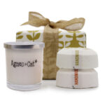 Agnes + Cat kingitus sõbrannale sojaküünla ja vannipommidega karbis