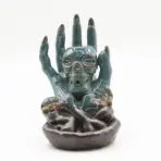 Pealkiri: Kolju käes viirukialus - gootilik backflow põleti käe ja koljuga — pakend