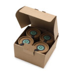 kristall vannipomm tiigrisilm — lähivaade toote detailidele