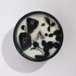 Kristallküünal Obsidiaan — kõrvaltvaade