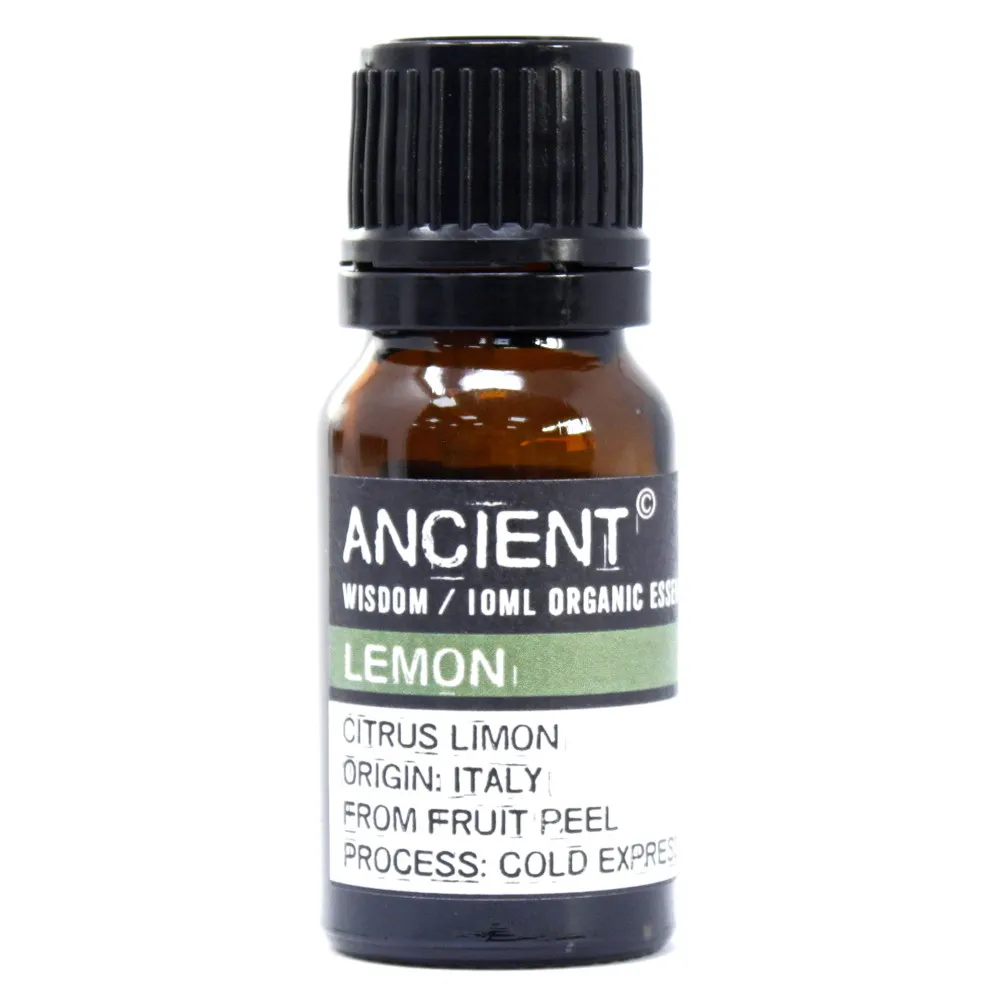 Lemon Organic Essential Oil 10ml — Ancient Wisdom Mahe sidruniõli