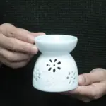 Lilleline Aroomilamp Sinise Kausiga