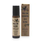 Pealkiri: Lõõgastav eeterlik õli roll-on Relax — lavendli, vetiveri ja roosi segu — kõrvaltvaade