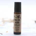 Pealkiri: Lõõgastav eeterlik õli roll-on Relax — lavendli, vetiveri ja roosi segu — ülevaade