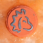 lõvi vannipomm — lähivaade toote detailidele