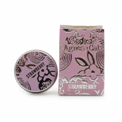 maasika huulepalsam metallpurgis eestvaade