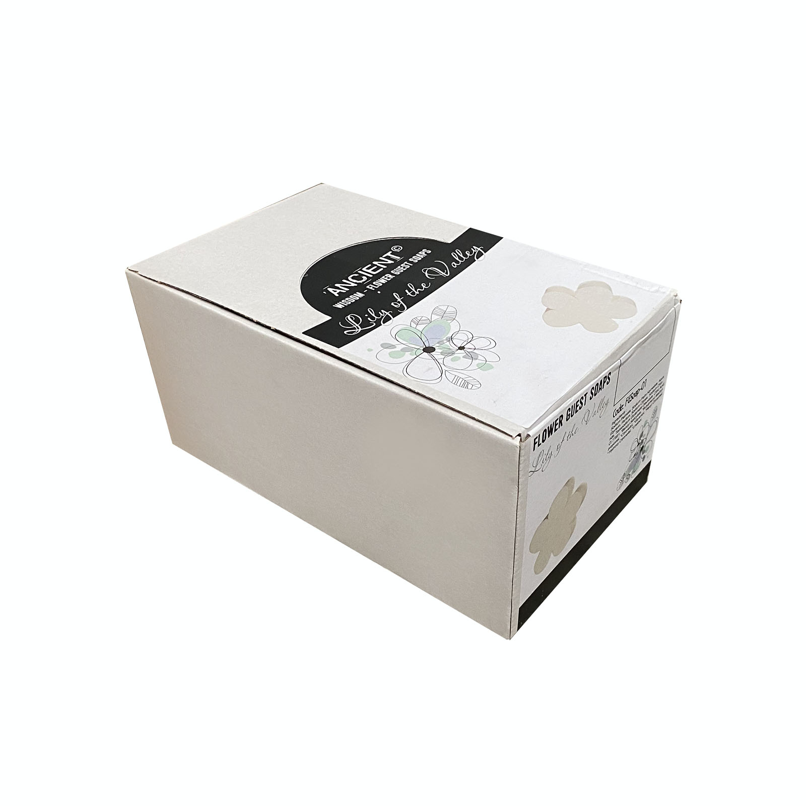 Ancient Wisdom lillekujuline maikellukese külaliste seep maikellukese külaliste seep valge lillekujuline glütseriiniseep