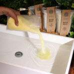 Looduslik mandariini epsom vannisool lähedalt