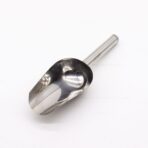 metallist kühvel lähivaade looduslik materjal unikaalne muster