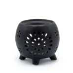 Must Aroomilamp Lilleplahvatuse Mustriga