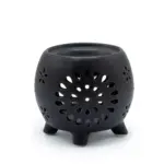 Must Aroomilamp Lilleplahvatuse Mustriga