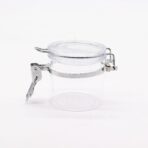 säilituspurk vannituppa lähivaade looduslik materjal unikaalne muster