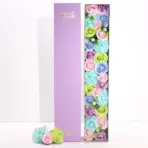 Seebililled Sinine Suur Karp — Ülipikk Lillekarp Beebi Sünnipäevaks — detailvaade