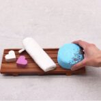 naturaalne seebiplokkide alus käsitsi lihvitud aksessuaar