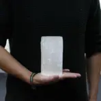 Seleniit Silinder 15 cm Küünlahoidja — kõrvaltvaade