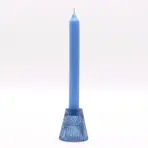 Sinine Pööratav Küünlahoidja — detailvaade