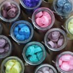 Mango lõhnavaha aroomilambil sulamas